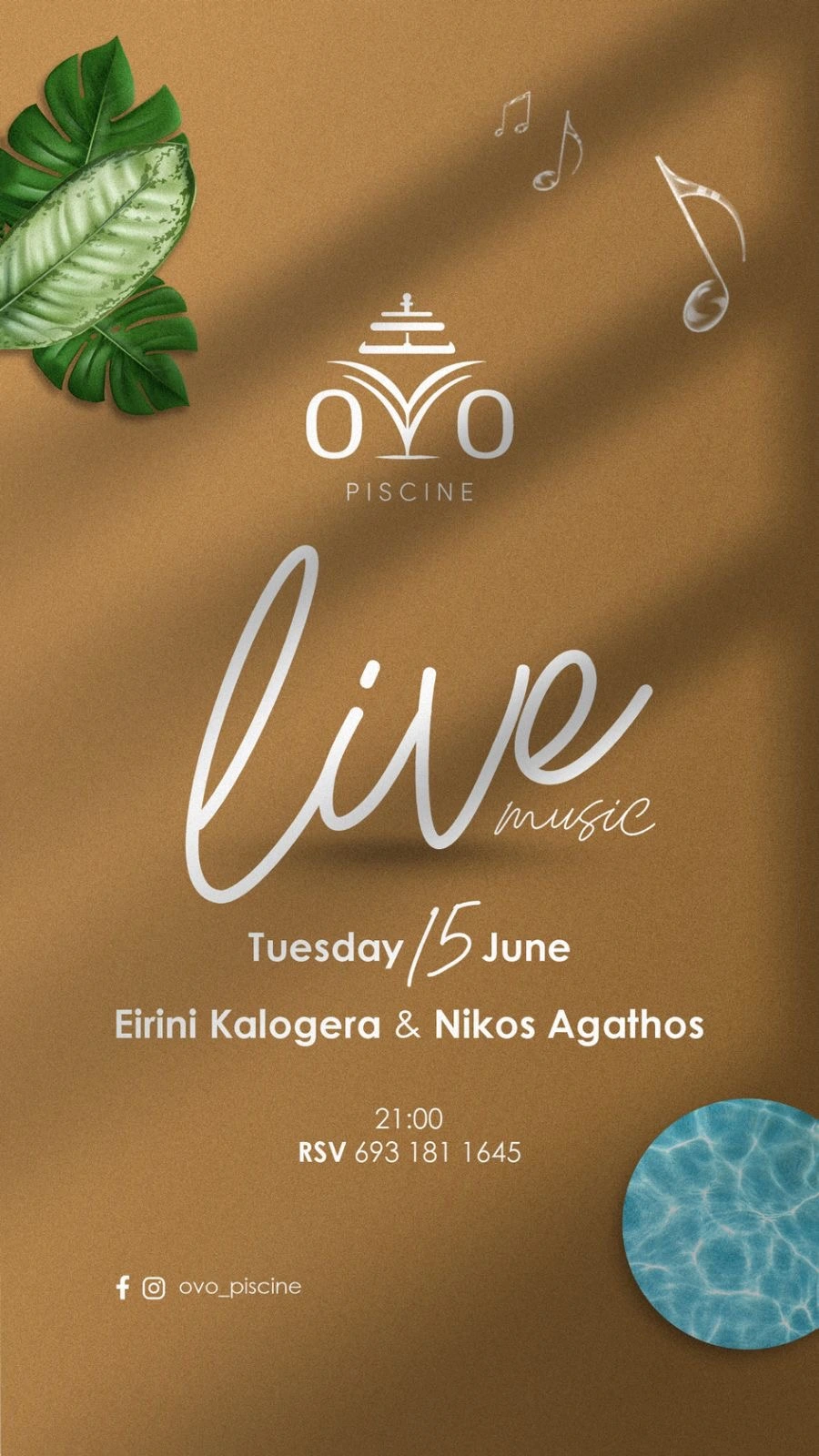 Live Music — Eirini Kalogera & Nikos Agathos